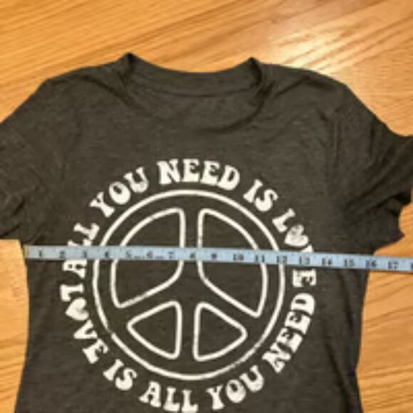 NWOT “All You Need Is Love” Tee - Picture 4 of 5